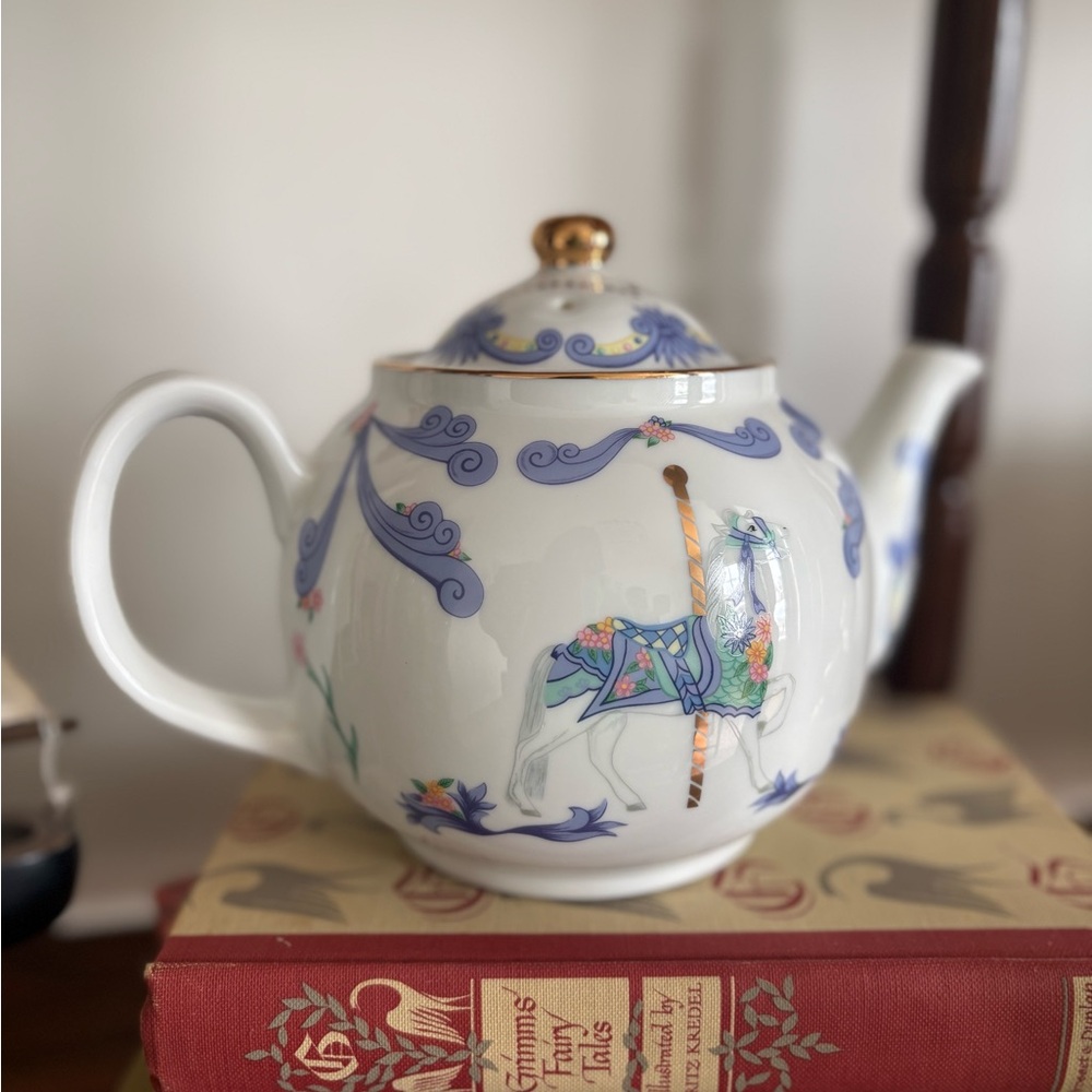 Vintage Lenox Carousel Teapot
